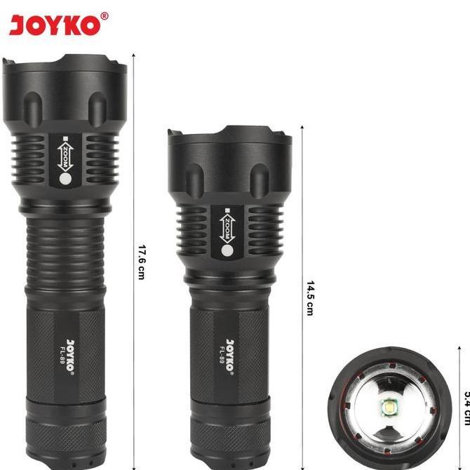 Senter Led Joyko Fl89 Flashlht Senter Swat Terang Joyko Led Fl89