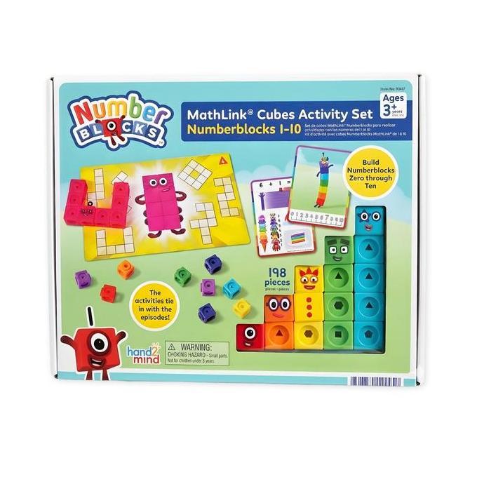 Hand2Mind Numberblocks MathLink Cubes 110 Activity Set