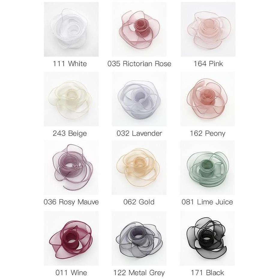 Ribbon organza 4CM RIBB-10/ 1 Roll Pita/Pita organza/Pita import BS