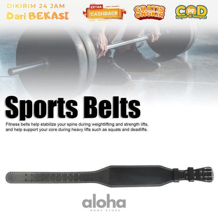ALHM - Sabuk Fitness Gym Pria Dan Wanita Powerbelt Sabuk Gym Fitness Belt Safety Gym Fitness