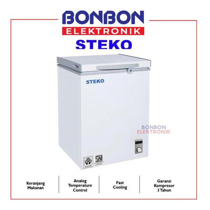 Promo Steko Chest Freezer 100L Bf 110 / Bf110 Lemari Pendingin Daging/Es