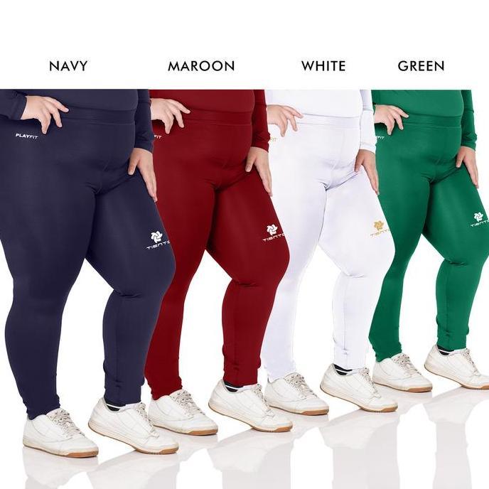 Baselayer Manset Legging Tiento Long Pants Wanita Big Size