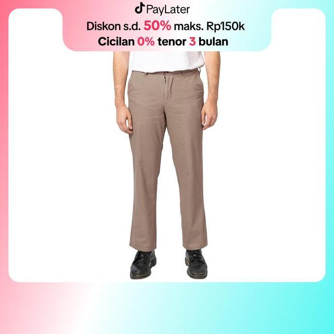 Erigo Chino Pants Regular Jaxson Hazel Wood - Celana Panjang Chino Uni