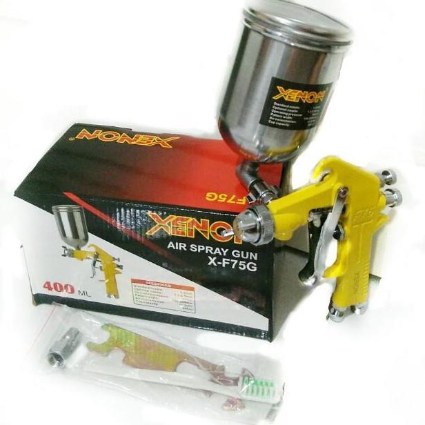 Xenon F75G Spray Gun Tabung Atas 400Ml / Cat Semprot F75 G Xenon Terbaru 