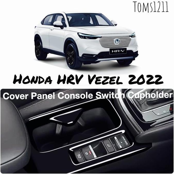 TERBARU - Cover Cup Holder Brake Switch Honda HRV Vezel 2022 up