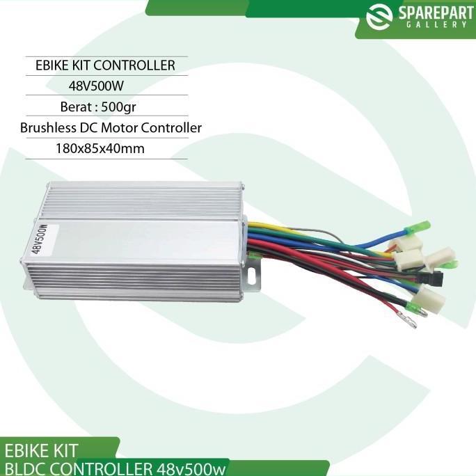 Controller ebike kit bldc 48v500w controller sepeda dan skuter listrik