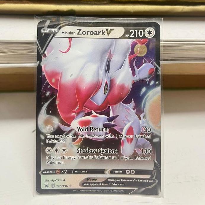 Pokemon TCG Hisuian Zoroark V Lost Origin EN 146