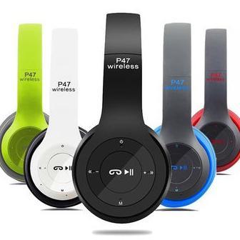 NEW HEADPHONE BLUETOOTH GAMING HEADSET WIRELESS PRO BASS P47 HEADSET BLUETOOTH P47 HEADSET BLUETOOTH