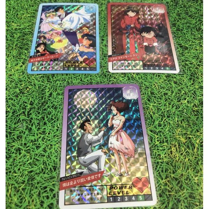 kartu fan card wedding sailor moon sinchan conan