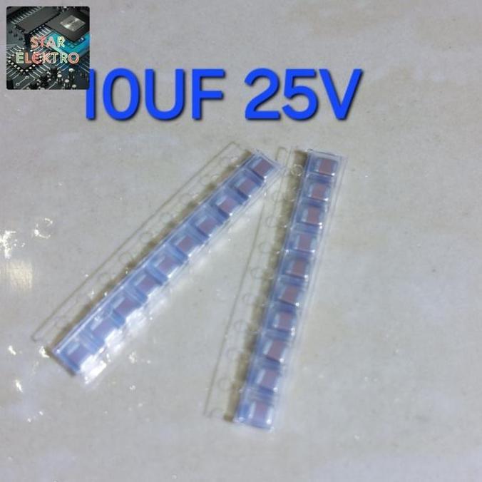 10UF 25V SMD MULTILAYER KAPASITOR X7R 1210 3225 CAPACITOR 10 MIKRO 25 VOLT CERAMIC MLCC KERAMIK SE27