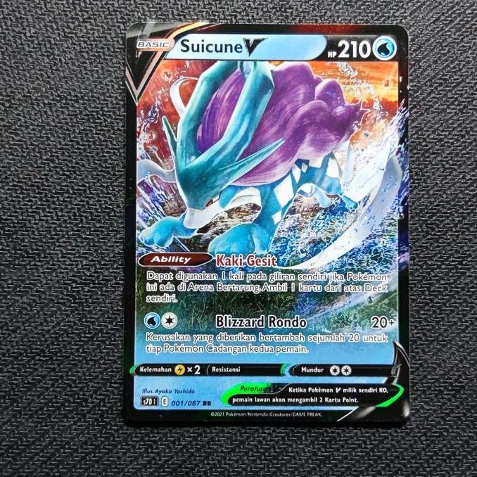 SUICUNE V POKEMON TCG INDONESIA