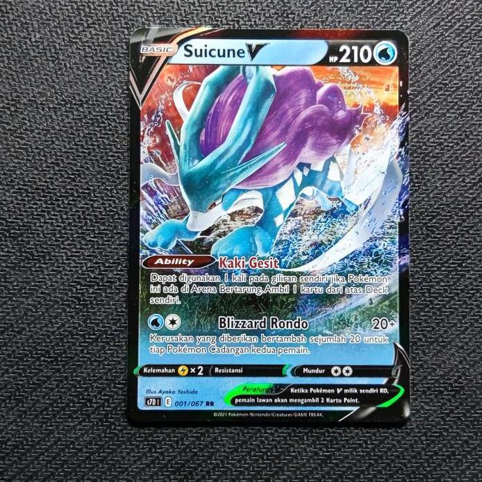 SUICUNE V POKEMON TCG INDONESIA