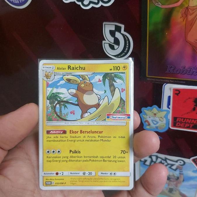 Alolan Raichu Promo Kartu Indomaret Pokemon TCG Indonesia