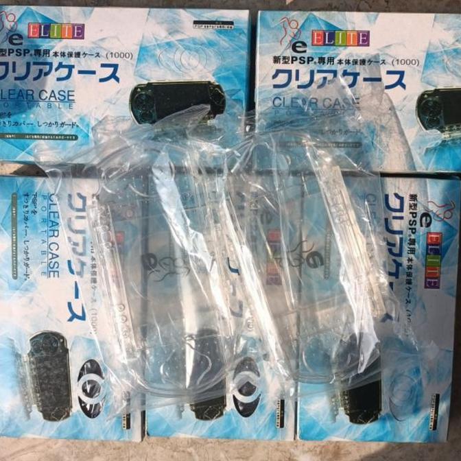 Crystal Case Mika Psp 1000 Fat Casing Transparan Bening Psp Fat Murah
