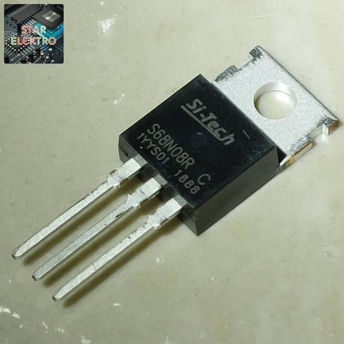 S68N08R C TO-220 SI-TECH S68N08RC 68N08 MOSFET 80A 68V TRANSISTOR FET N-CHANNEL 68N08R SE27