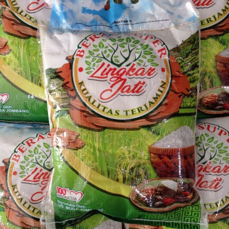 Terlarisstok Beras Lingkar Jati 5Kg
