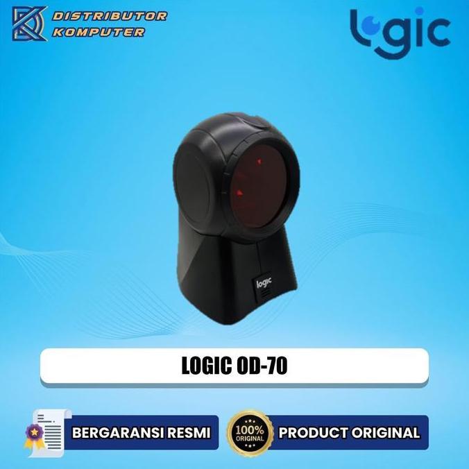 LOGIC OD-70 BARCODE SCANNER OTOMATIS SCAN - 360 SCAN MURAH