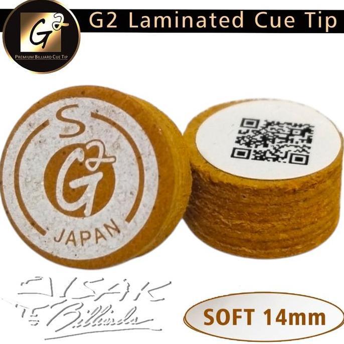 G2 Cue Tip S  - Soft Japan Layer Obral Pool Billiard Biliard Stick