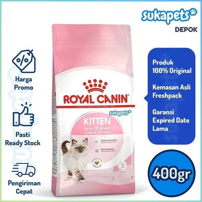 Meow- Royal Canin Kitten Makanan Anak Kucing 400G