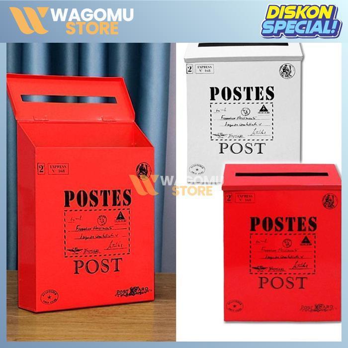 WAGOMU Kotak Surat Pos Rumah Kotak Pos Surat Mail Box