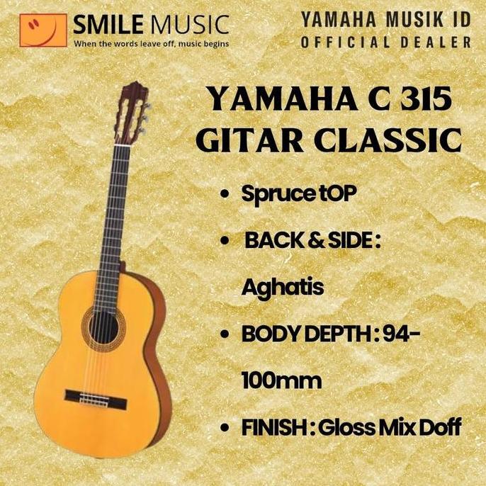 Yamaha C315 Gitar Klasik / Yamaha C 315 Gitar Classic / C315 / C 315