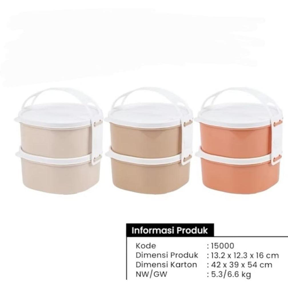 Hot Product Rantang Susun 2 & 3 Gracia Plastik Pp5 Aman