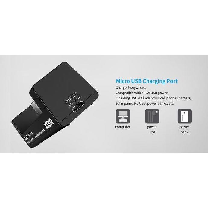 Focus- Xtar Ant Mc1 Plus Charger Baterry 1 Slot