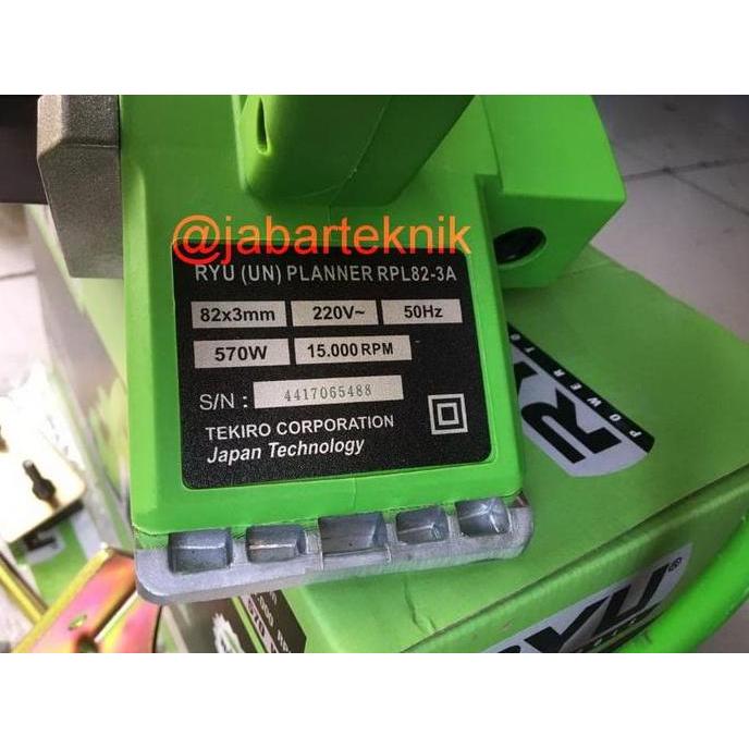 Power- Mesin Planer Ryu Rpl 82-2A Mesin Ketam Mesin Serut Pasah