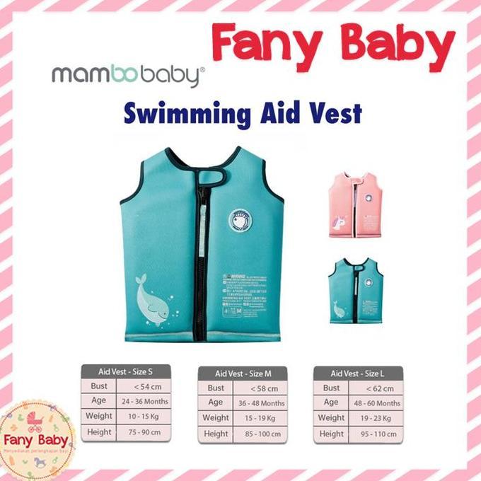 MAMBOBABY SWIMSUIT SWIMMING AID VEST GM
