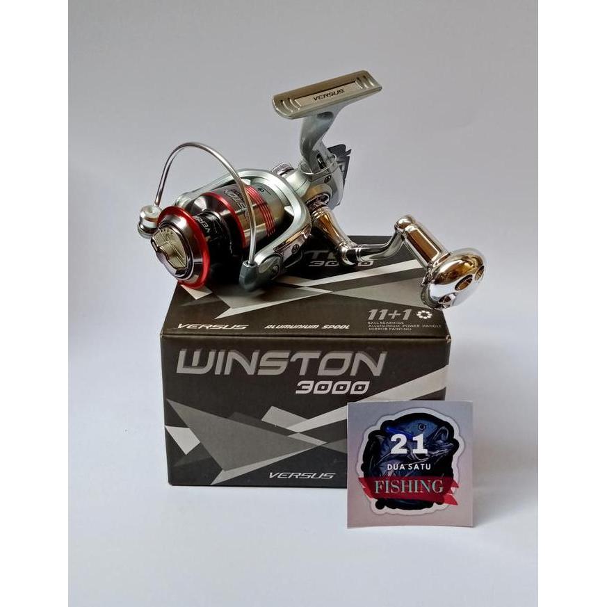 Gulungan Pancing Ril Rel Reel Versus SS WINSTON 12BB-3000-Rell Tangguh