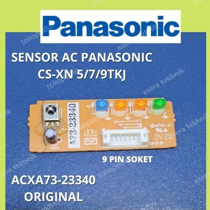 PCB INDIKATOR RECEIVER SENSOR AC PANASONIC CS-XN5/7/9TKJ ORIGINAL 9PIN AT79