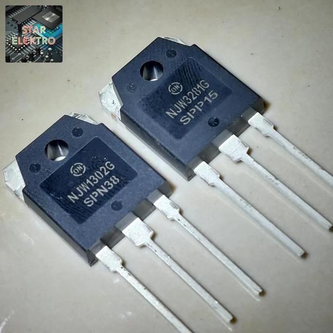 NJW1302G NJW3281G SEPASANG TRANSISTOR NJW1302 NJW3281 NJW 1302 3281 SE27