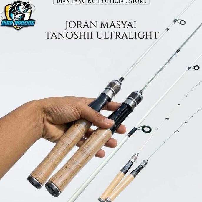 Joran Micro Casting Ultralight Masyai Tanoshii UL 2-6 LB Microfishing Fiber Solid