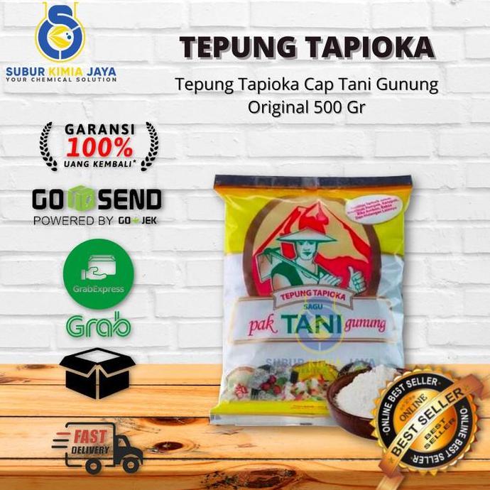 Best Seller Tepung Tapioka / Tepung Tapioka CAP Pak Tani 500 gr Berkualitas 100% original