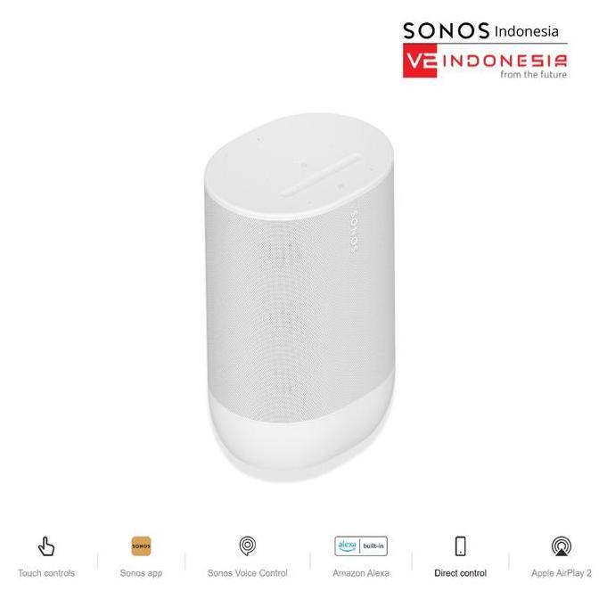SONOS MOVE GEN 2 STEREO PORTABLE SMART WIRELESS SPEAKER - WHITE MURAH