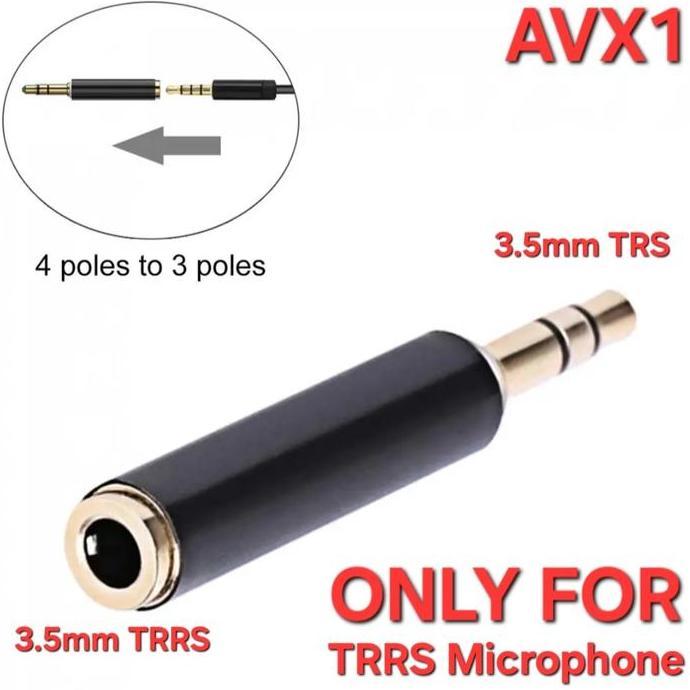 Gerr- Avpro Avx1 Converter From Trrs To Trs Microphone
