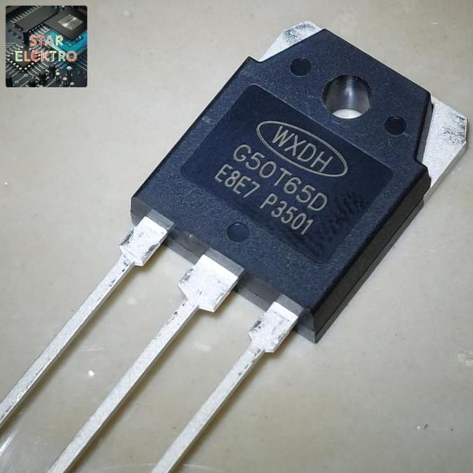 G50T65D TO-3P WXDH G50T65 50T65 IGBT TRANSISTOR 50A 650V DHG50T65D KOMPONEN 50T65D SE27