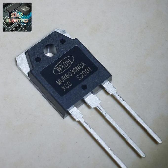 MUR6030NCA TO-3P MUR6030 NCA DIODA MUR 6030NCA FAST RECOVERY 60A 300V DIODE TRANSISTOR KOMPONEN 6030