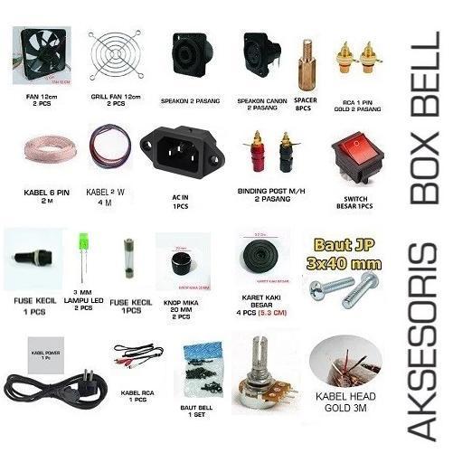 Perlengkapan Box M-2100 Aksesoris Box BELL M-2100 M2100 2100 Audio Box Power Amplifier Sound System 