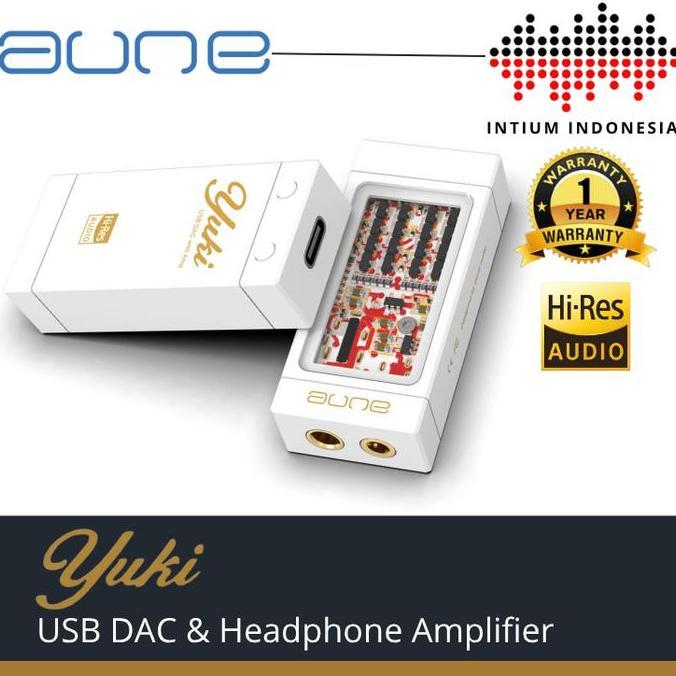 AUNE YUKI DUAL CS43198 HIGH END PORTABLE DONGLE / USB DAC & HEADPHONE AMPLIFIER MURAH