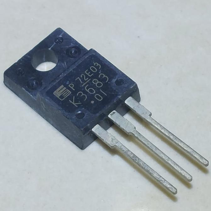 K3683 TO-220F 2SK3683-01MR 2SK 3683 MOSFET N-CHANNEL FUJITSU 19A 500V TRANSISTOR FET KOMPONEN FUJI S