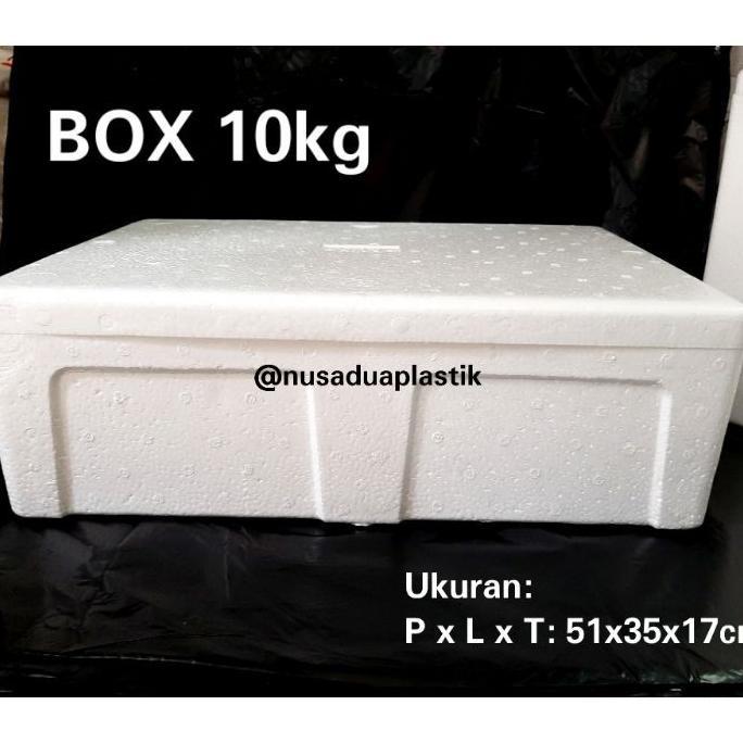 Box Es Styrofoam Gabus Kecil Panjang Sedang 10 Kg Khusus Grab