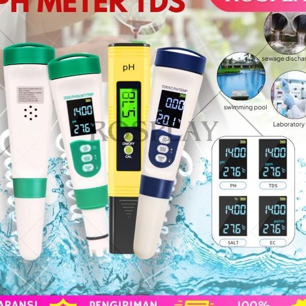 Ph Meter Alat Ukur Air Hidroponik Ph Meter Digital Ph Air Digital Ph