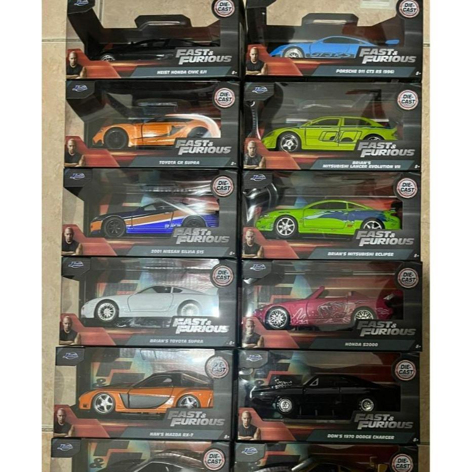 Jada Fast & Furious Pink Slips All Variant Skala 32 Mobil Fast Furious Diecast