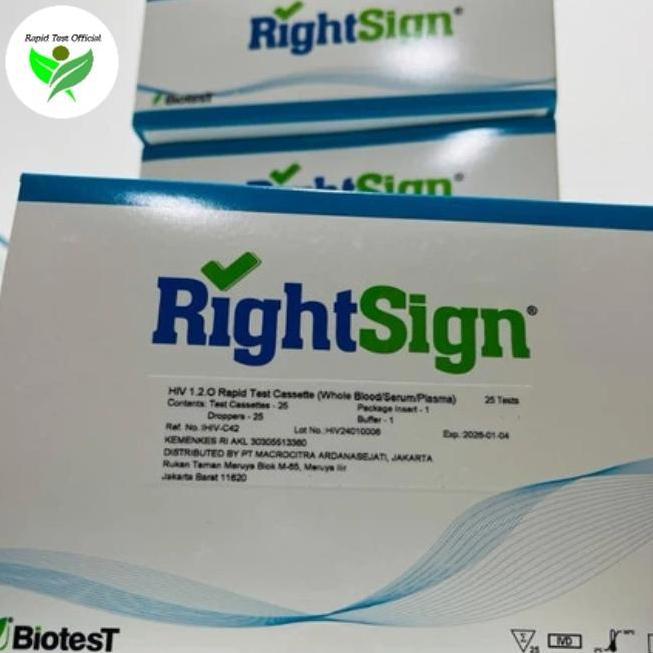 Best seller HIV Rightsign isi 25 test Terlaris