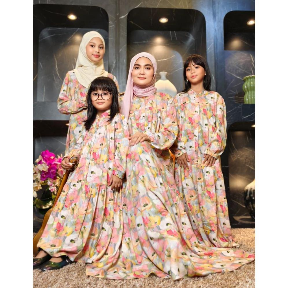 Clearance Gege Couple Gamis Ika Gamis Couple Ibu Dan Anak Gamis Couple Fashion Muslim Wanita