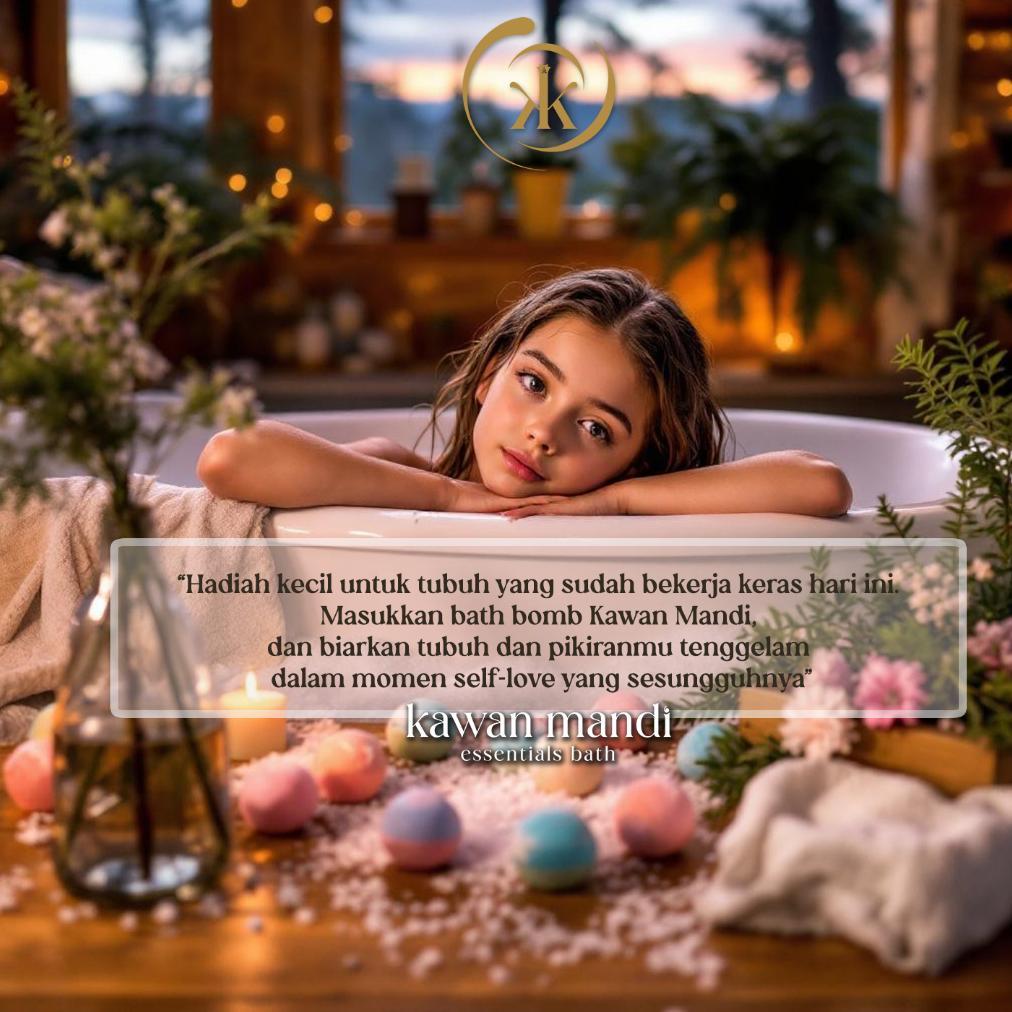 NEW BATHBOMB || MANDI SUSU || SPA Time by KawanMandi