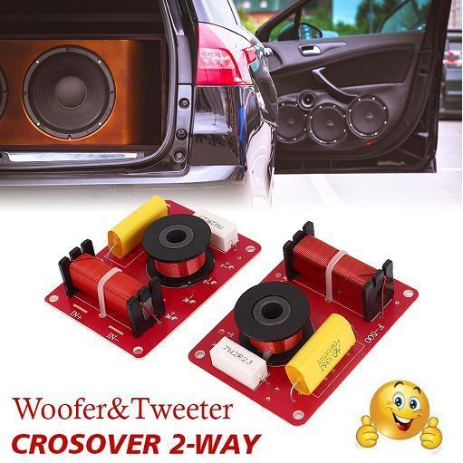 Kit Crossover Pasif 2 Way Filter Pembagi Suara Speaker Frequency