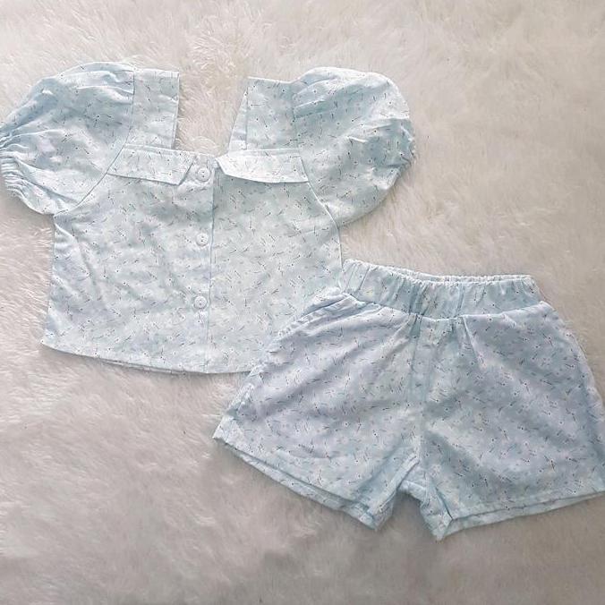 DR203 >> Baju Bayi Sakura Short setelan