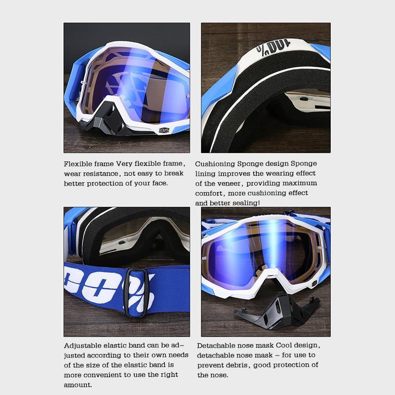 Goggle Trail Keren Kacamata Helm Motocross Jpx/Klx/Crf Pelindung Debu Angin